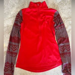 Nike dry fit half zip shirt, medium